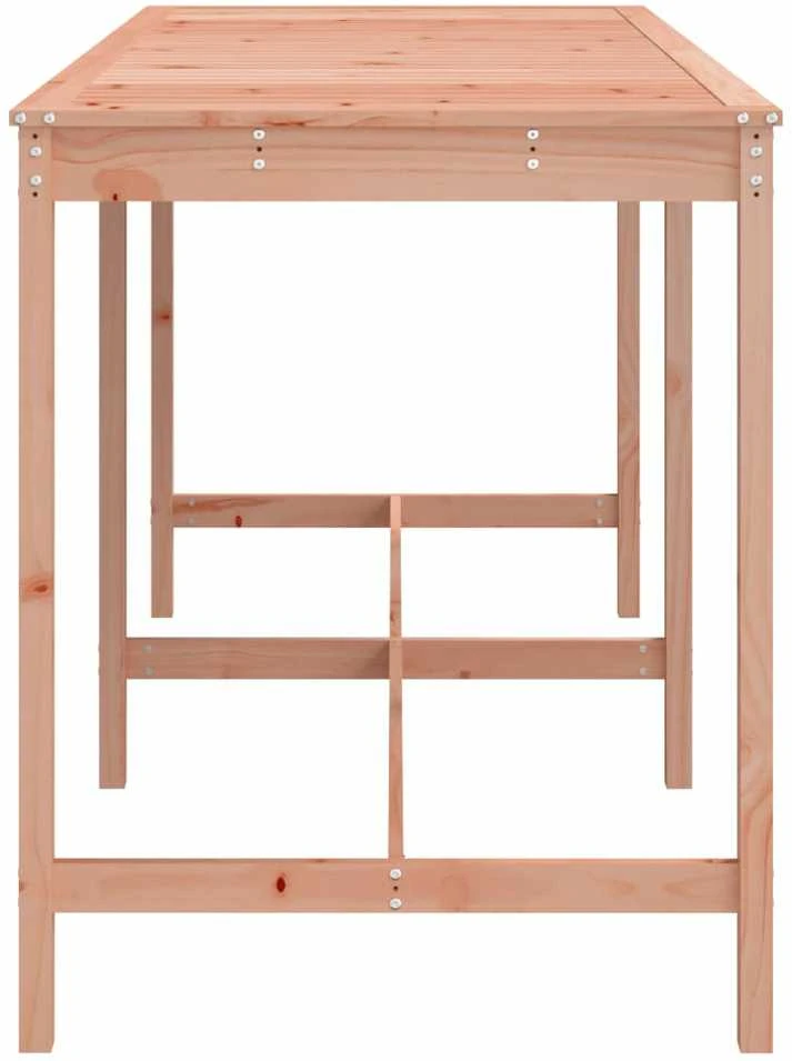 Sodo stalas, 203,5x90x110cm, duoglas eglės medienos masyvas