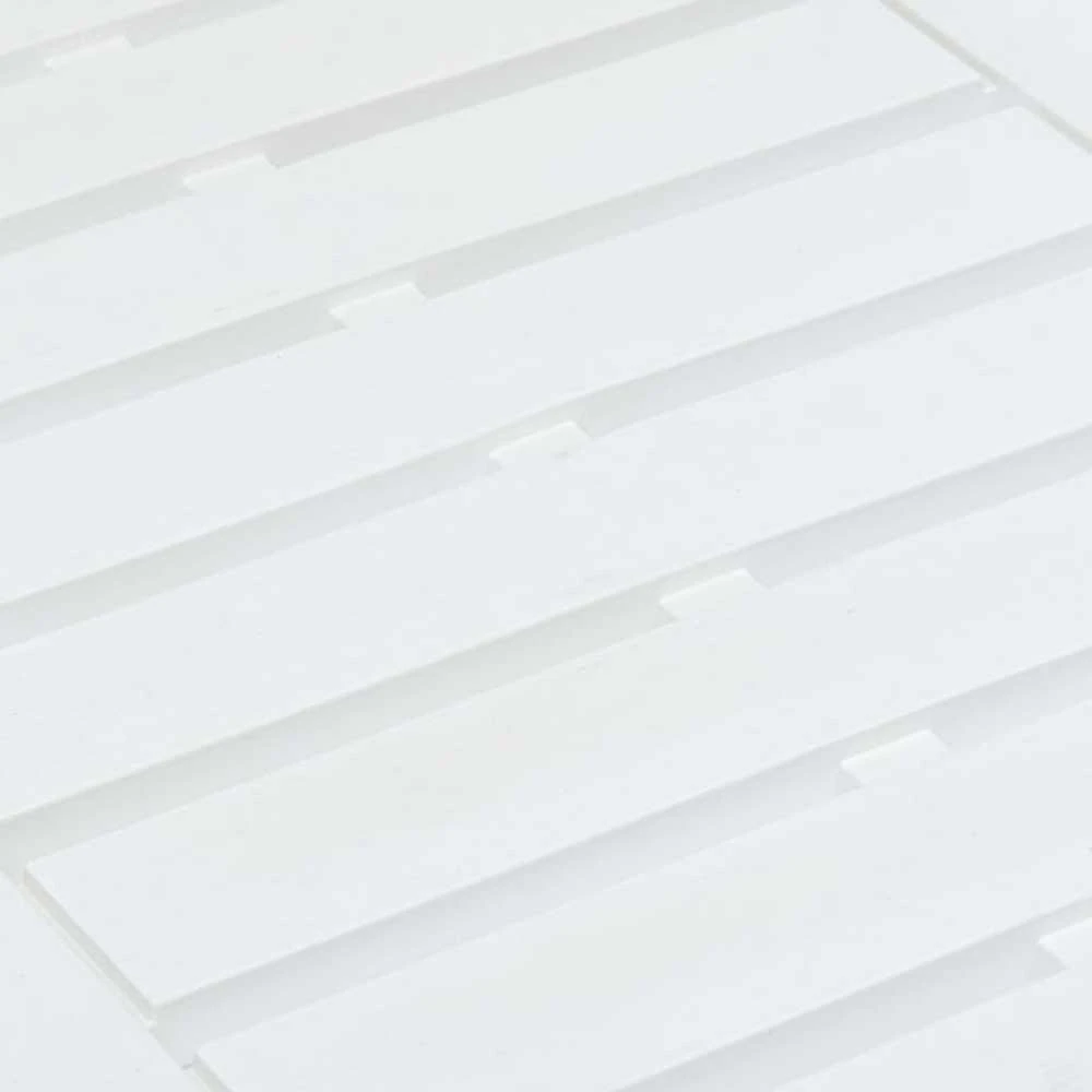 Sodo stalas, baltos spalvos, 78x55x38cm, plastikas