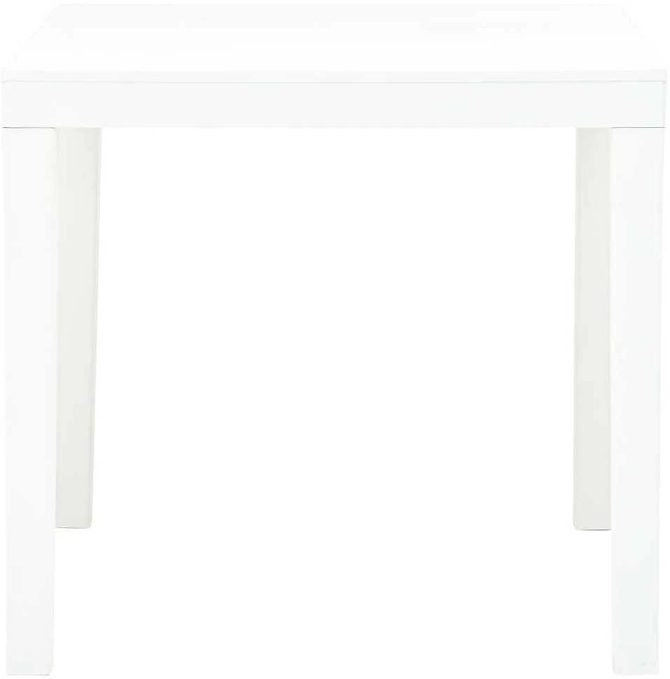 Sodo stalas, baltos spalvos, 78x78x72cm, plastikas