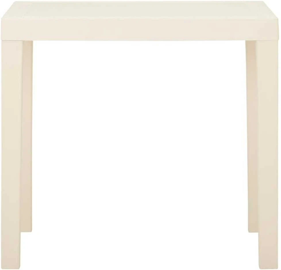 Sodo stalas, baltos spalvos, 79x65x72cm, plastikas