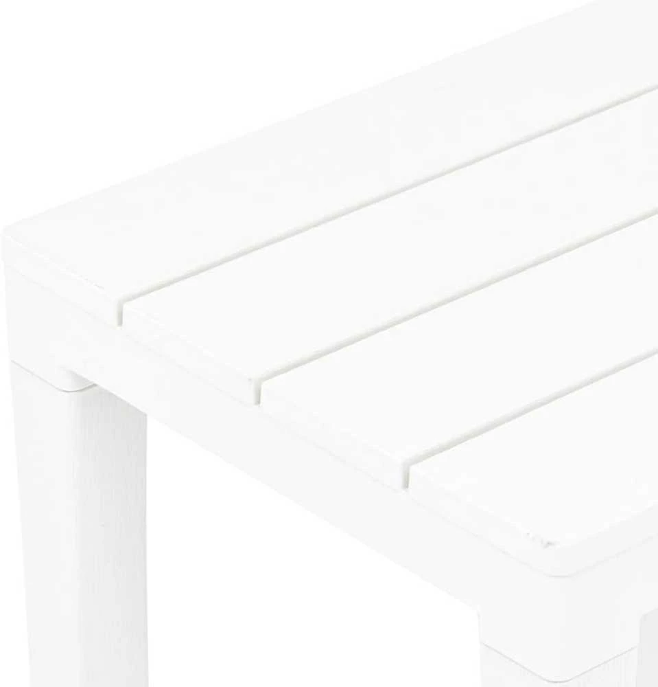 Sodo suoliukai, 2vnt., baltos spalvos, plastikas
