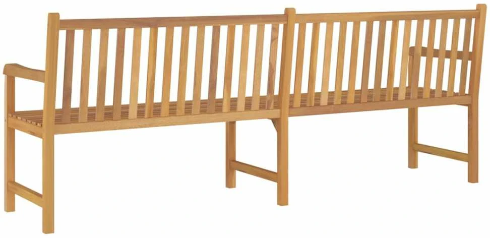 Sodo suoliukas, 228cm, tikmedžio medienos masyvas