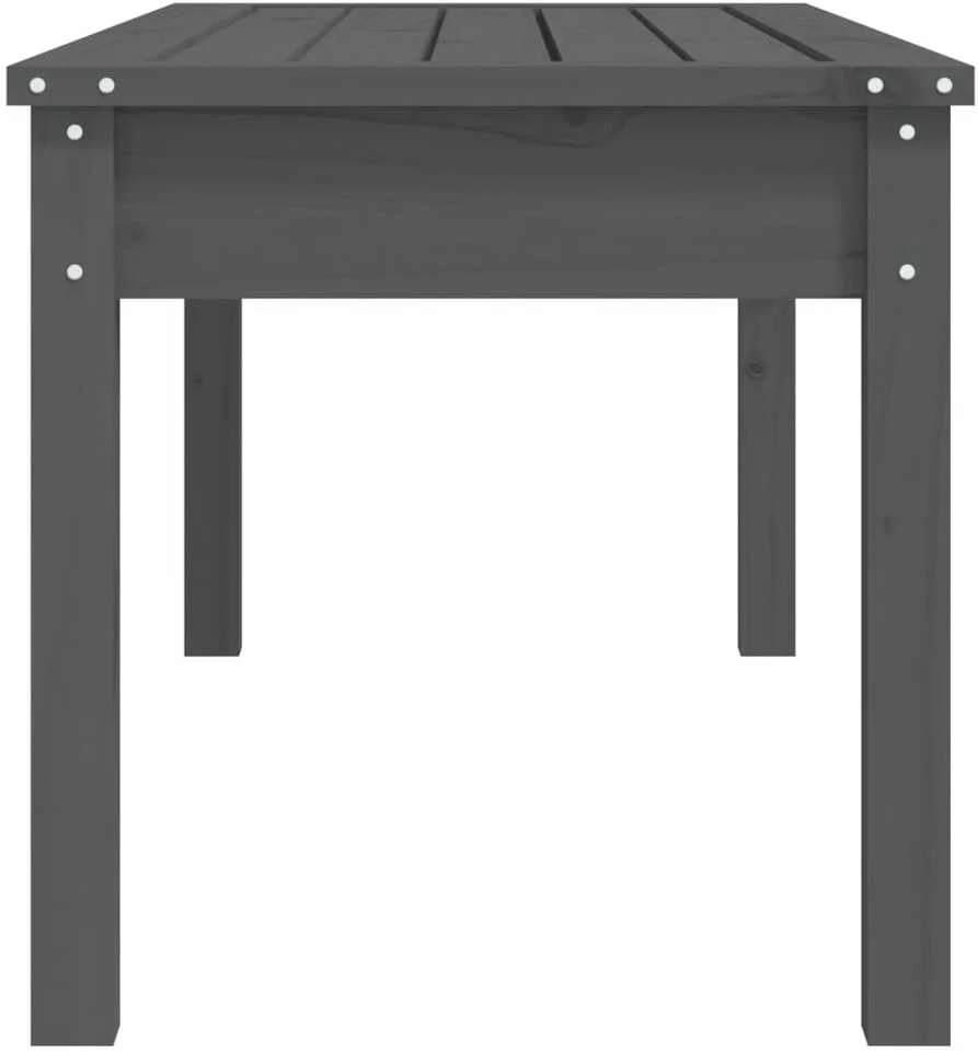 Sodo suoliukas, pilkas, 109x44x45cm, pušies medienos masyvas