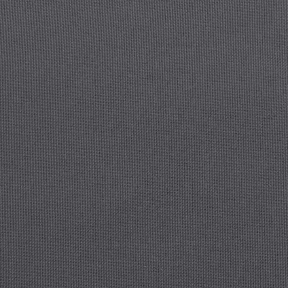 Sodo suoliuko pagalvėlė, antracito spalvos, 120x50x7cm, audinys