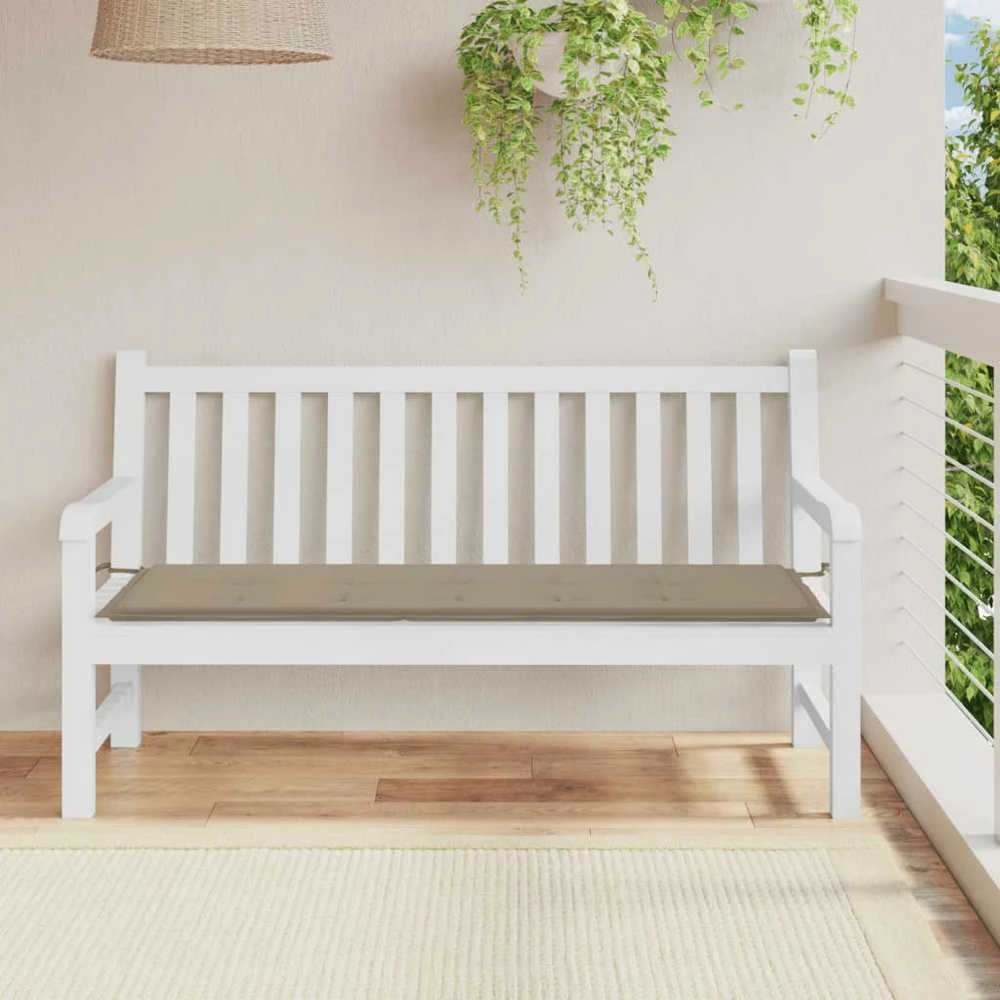 Sodo suoliuko pagalvėlė, taupe spalvos, 150x50x3cm, audinys