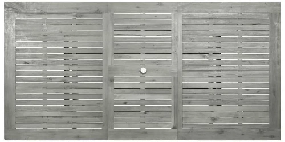 Sodo valgomojo stalas, (150–200)x100x75cm, akacijos masyvas
