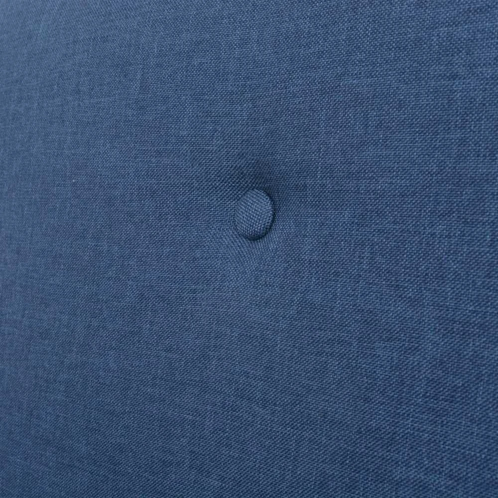 Sofa Sofos komplektas, 3d., audinys, mėlynas