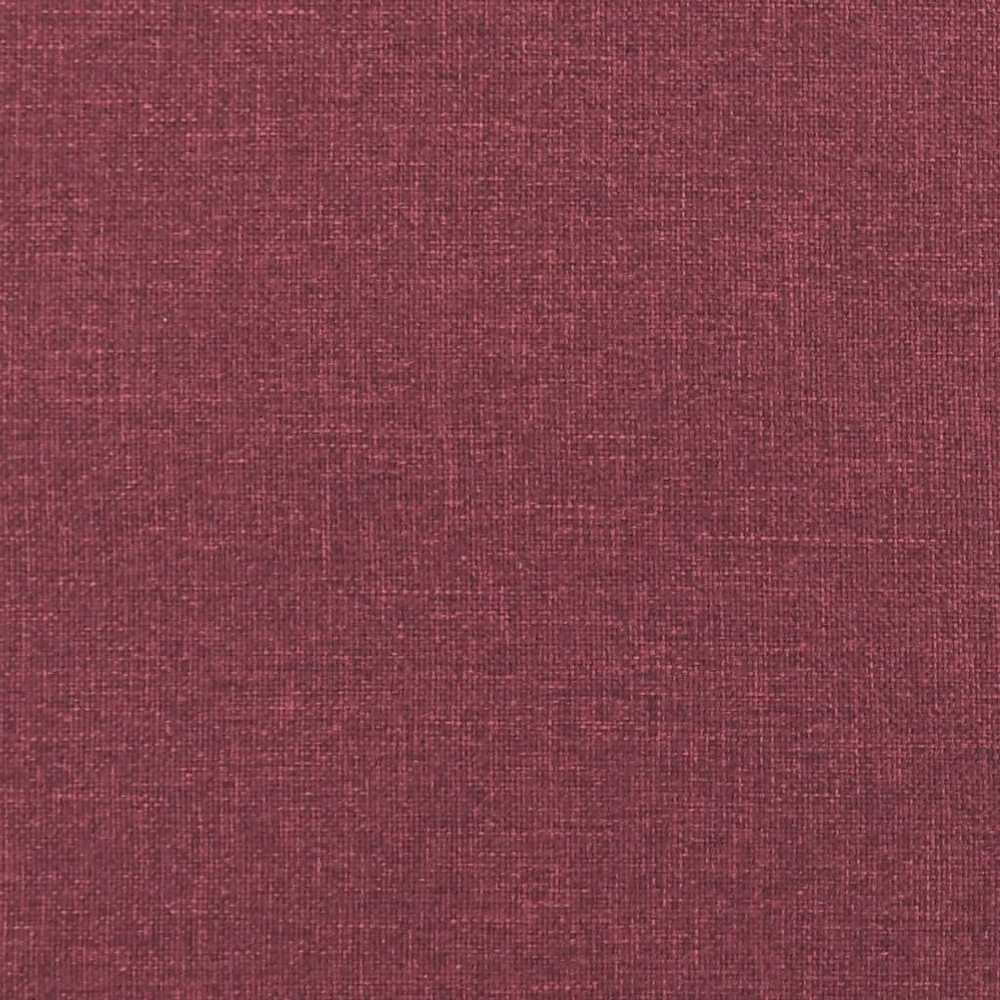 Sofa Sofos komplektas su pagalvėlėmis, 4 dalių, vyno, audinys