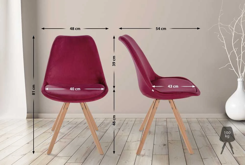 Mville Kėdė Sofia Velvet apvali