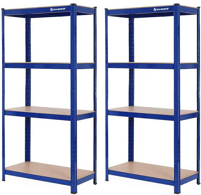 Songmics 2 rūsio lentynų rinkinys 160 cm aukščio