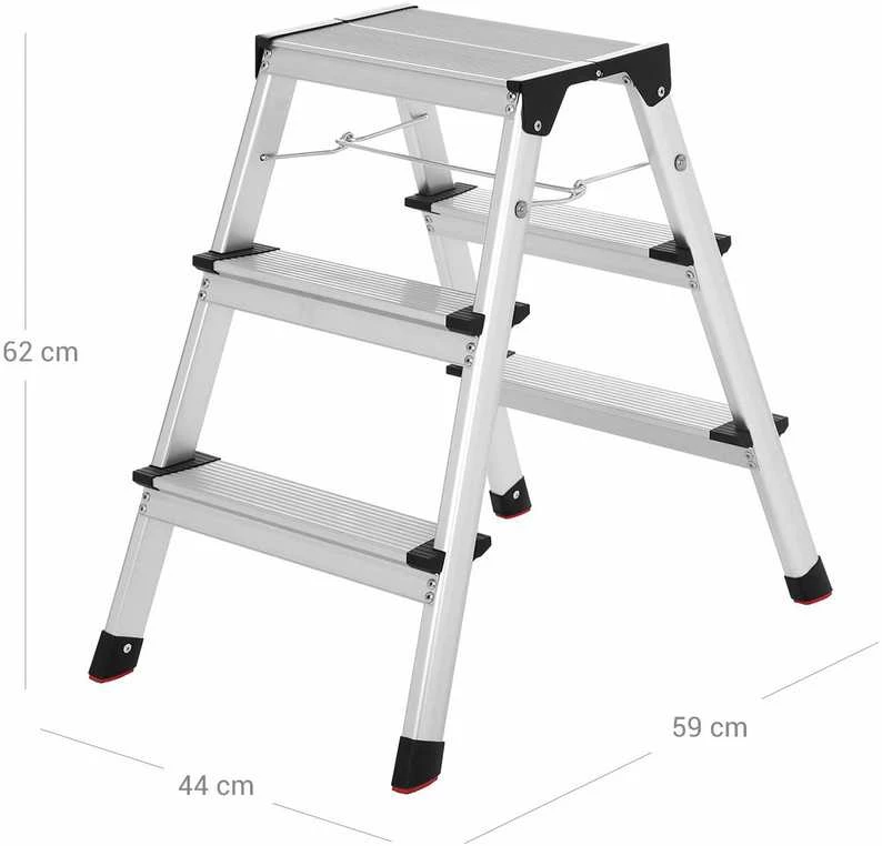 Songmics 3 pakopų kopėčios