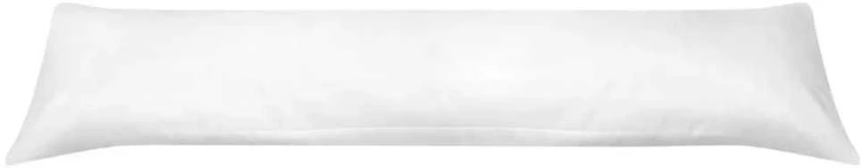 Šoninė pagalvė kūnui, 40x145 cm, balta
