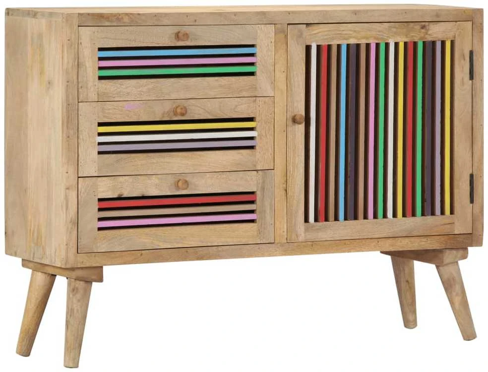 Šoninė spintelė, 100x30x75cm, mango medienos masyvas