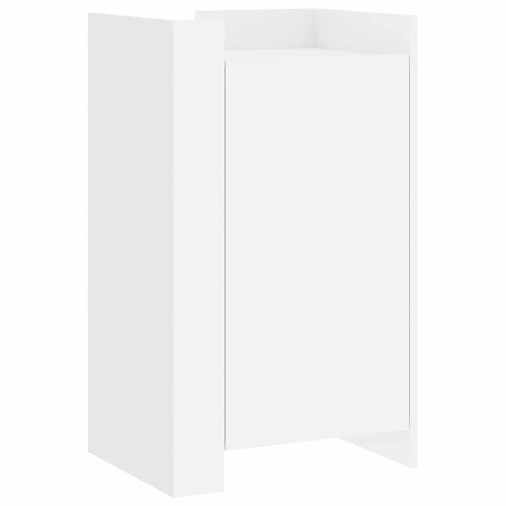 Šoninė spintelė, baltos spalvos, 45x35x75cm, apdirbta mediena