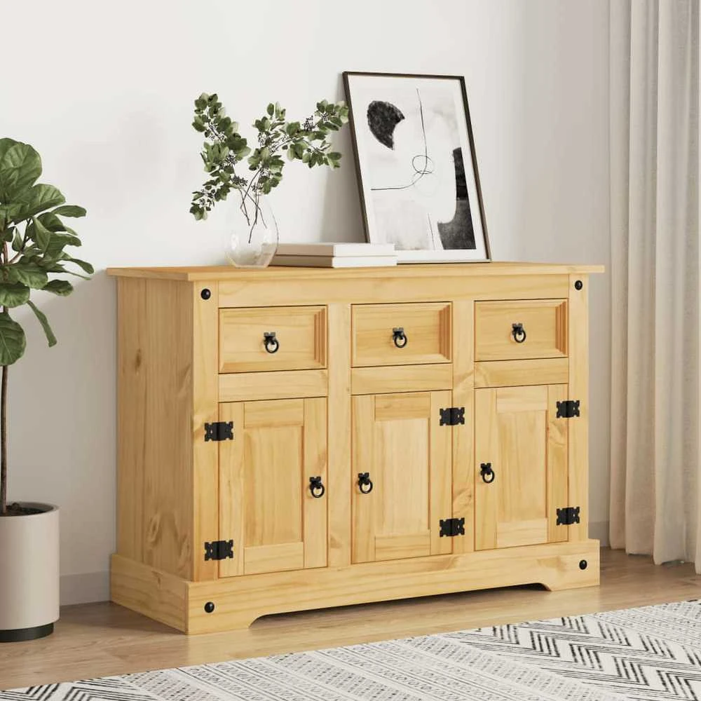 Šoninė spintelė Corona, 112x44x78 cm, meksikietiška pušis