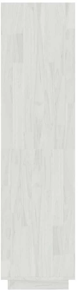 Spintelė knygoms/kambario pertvara, balta, 60x35x135cm, pušis