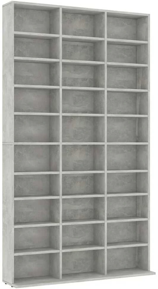 Spintelė kompaktiniams diskams, betono, 102x16x177,5cm, mediena