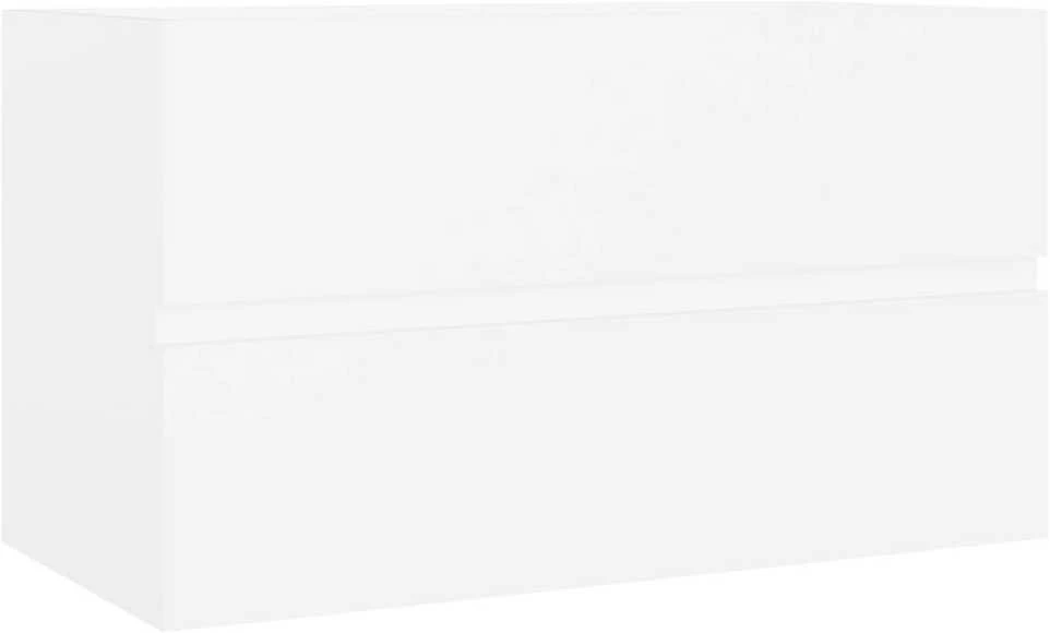 Spintelė praustuvui, baltos spalvos, 80x38,5x45cm, MDP