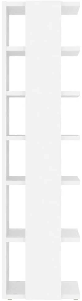 Spintelės batams, 2vnt., baltos, 27,5x27x102cm apdirbta mediena