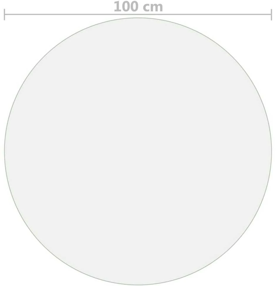 Stalo apsauga, permatoma, 100cm skersmens, 1,6 mm, PVC