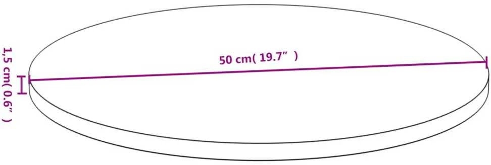 Stalviršis, 50x1,5cm, bambukas