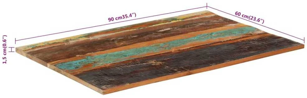 Stalviršis, 60x90cm, medienos masyvas, 15-16mm, stačiakampis