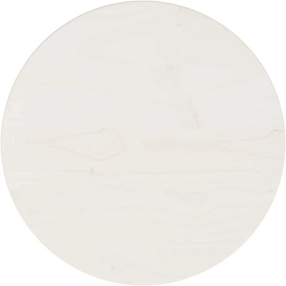 Stalviršis, baltas, skersmuo 30x2,5cm, pušies medienos masyvas