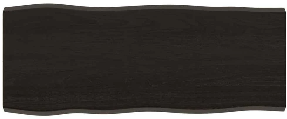 Stalviršis, tamsiai ruda, 100x40x(2-4) cm, medienos masyvas