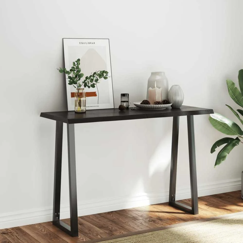 Stalviršis, tamsiai ruda, 120x50x(2-4) cm, medienos masyvas