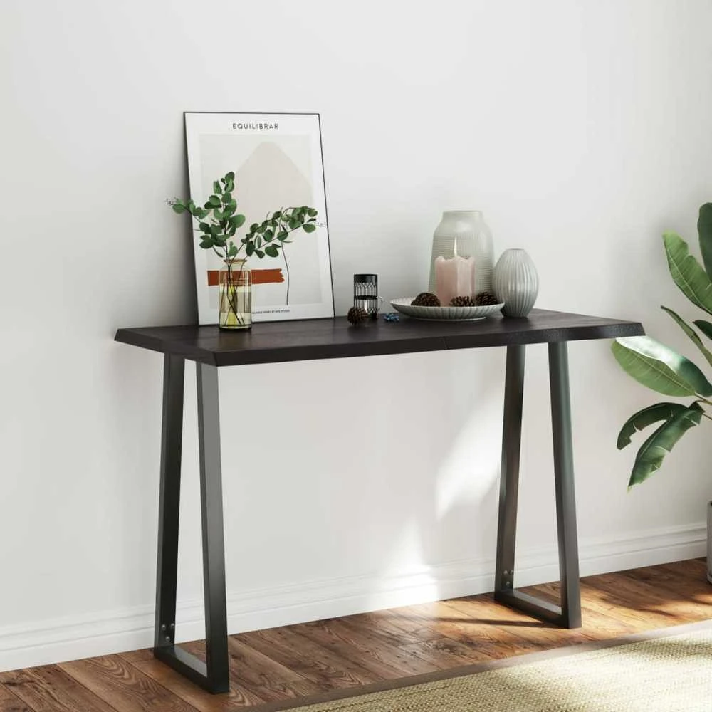 Stalviršis, tamsiai ruda, 120x60x(2-4) cm, medienos masyvas