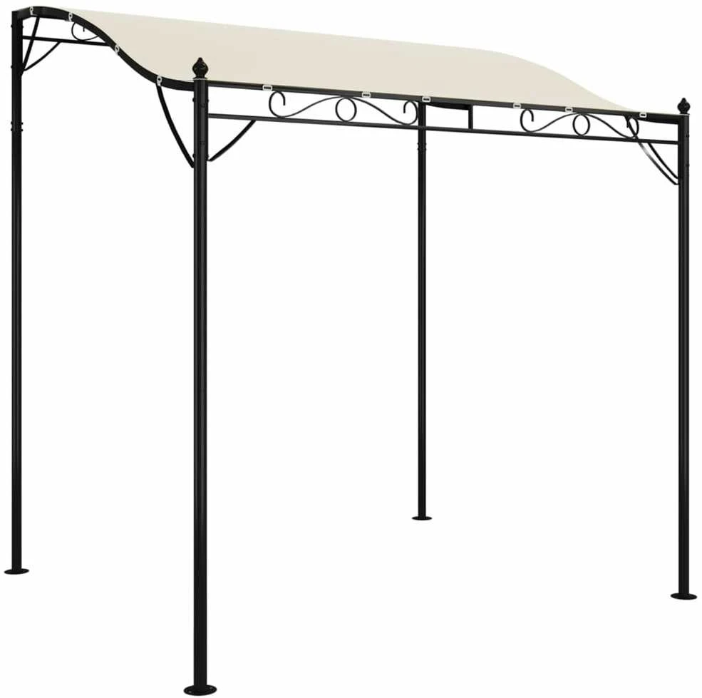 Stoginė, kreminės spalvos, 2x2,3m, audinys ir plienas, 180g/m²