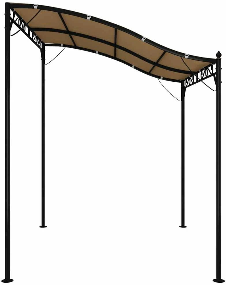 Stoginė, taupe spalvos, 2x2,3m, audinys ir plienas, 180g/m²