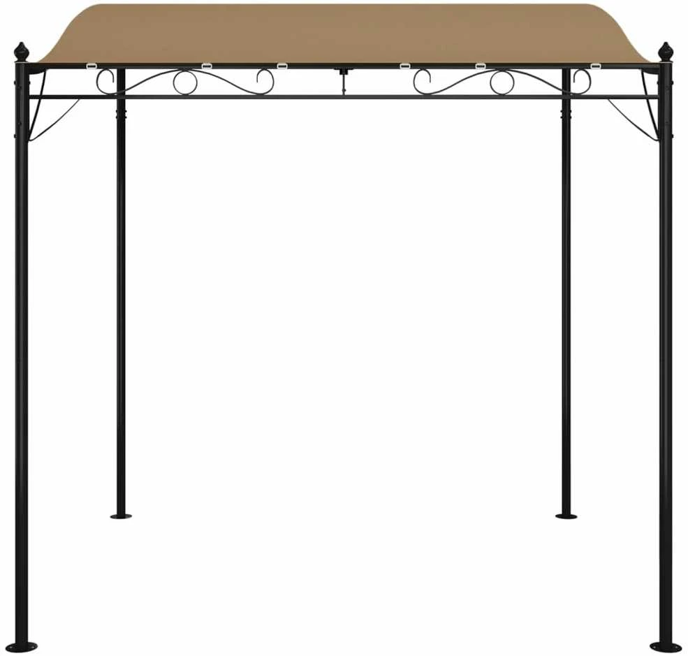Stoginė, taupe spalvos, 2x2,3m, audinys ir plienas, 180g/m²