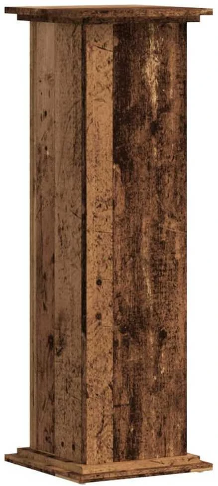Stovas augalams, sendintos medienos, 33x33x100cm, mediena