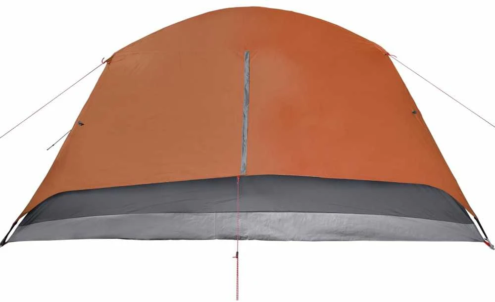 Stovyklavimo palapinė su veranda, oranžinė, keturvietė