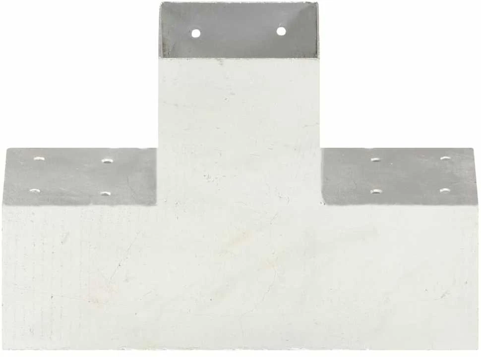 Stulpo sujungimas, 101x101mm, galvanizuotas metalas, X formos