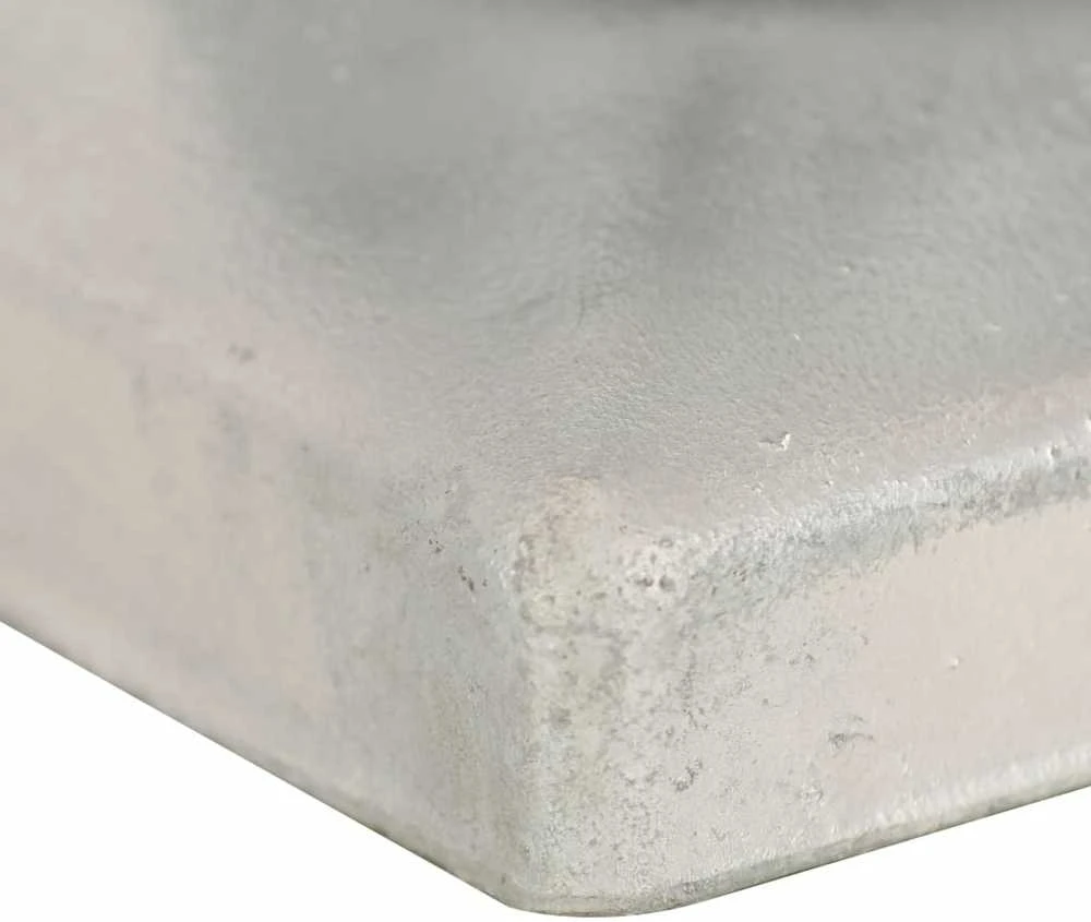 Stulpų dangteliai, 6vnt., 91x91mm, galvanizuotas metalas