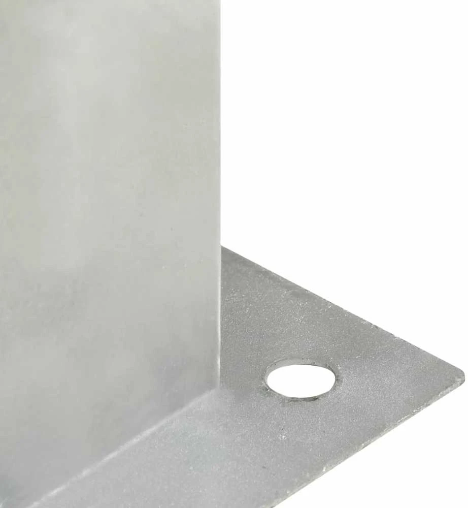 Stulpų pagrindai, 4vnt., galvanizuotas metalas, 141mm