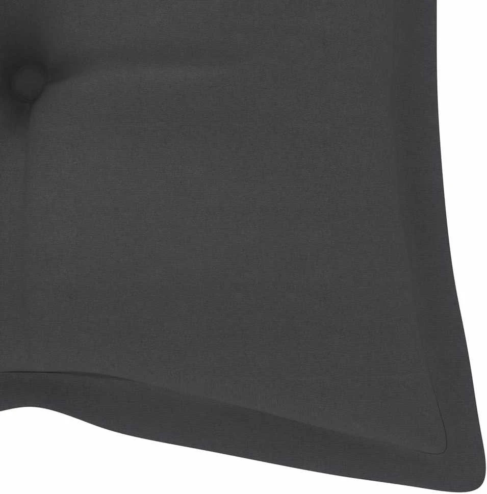 Sudedamas sodo suoliukas su pagalvėle, 128,5cm, tikmedis
