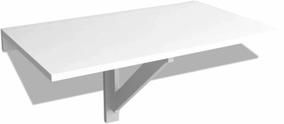 Rašomasis stalas su stalčiumi ir spintele, baltas, 100x40x73 cm