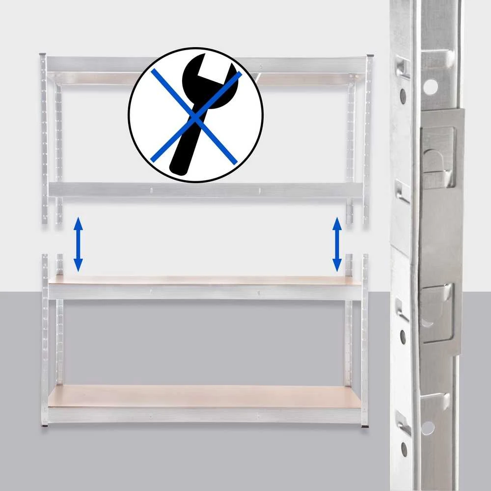 Clp Trading Sunkiojo krovinio lentynos 160x60x180 cm
