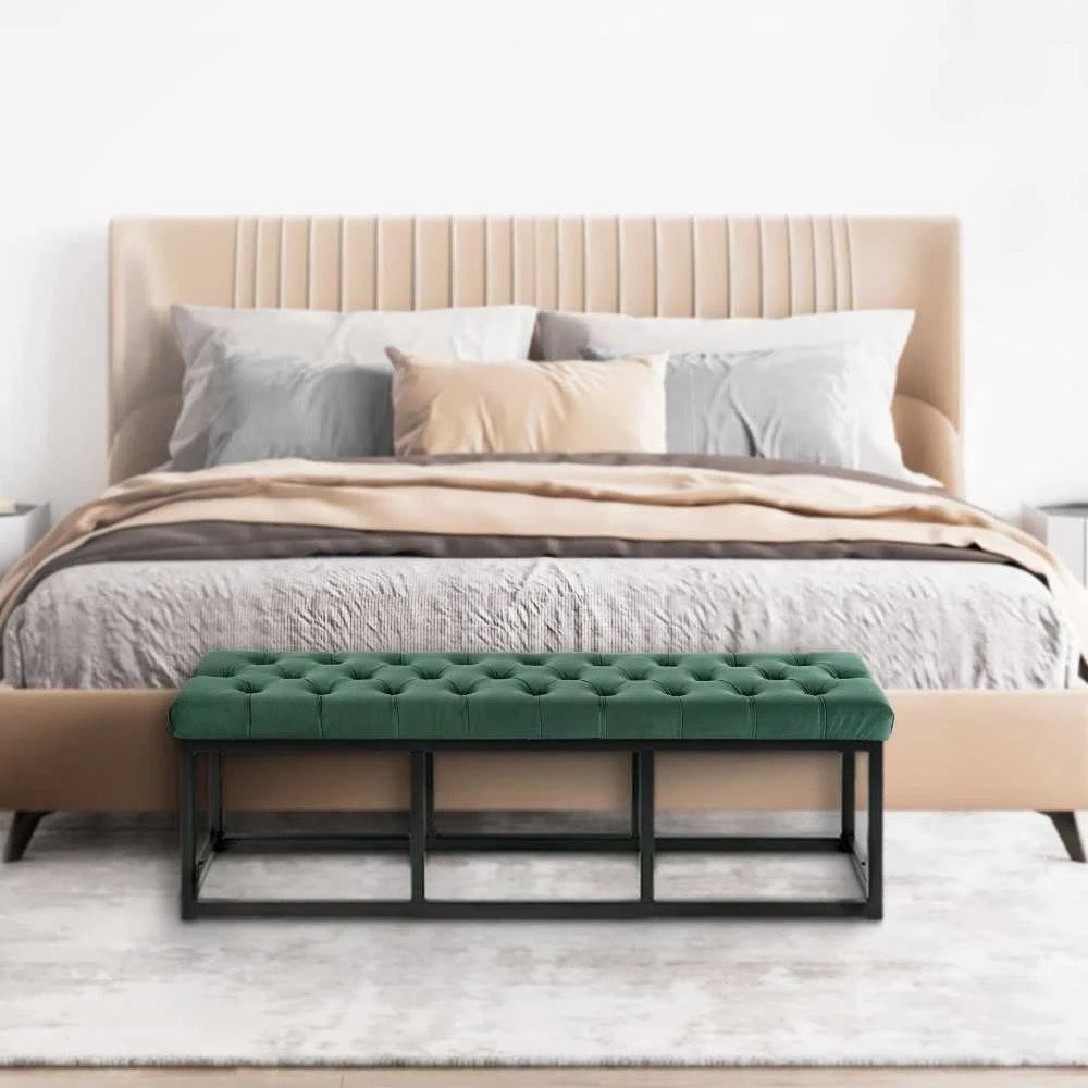 Mville Sėdimoji sofa Polson Velvet Juodas 120 cm