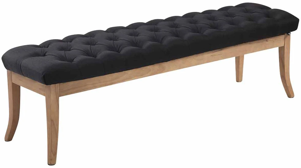 Mville Sėdimoji suolelė „Ramses“, audinys, senovinio atspalvio šviesus, 150 cm
