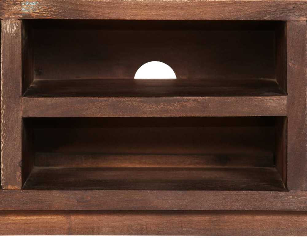 TV staliukas Televizoriaus spintelė, akacijos mediena, 118x30x40cm