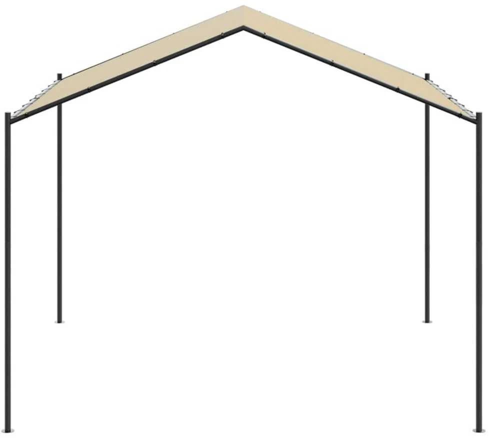 Tentinė palapinė, smėlio spalvos, 3x3m, plienas ir audinys