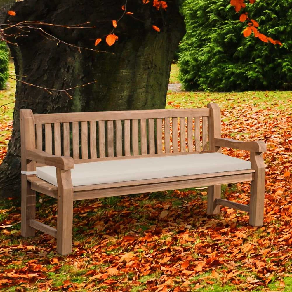 Mville Tiko medžio suoliukas Jackson su sėdimąja pagalve 180 cm + tikmedis