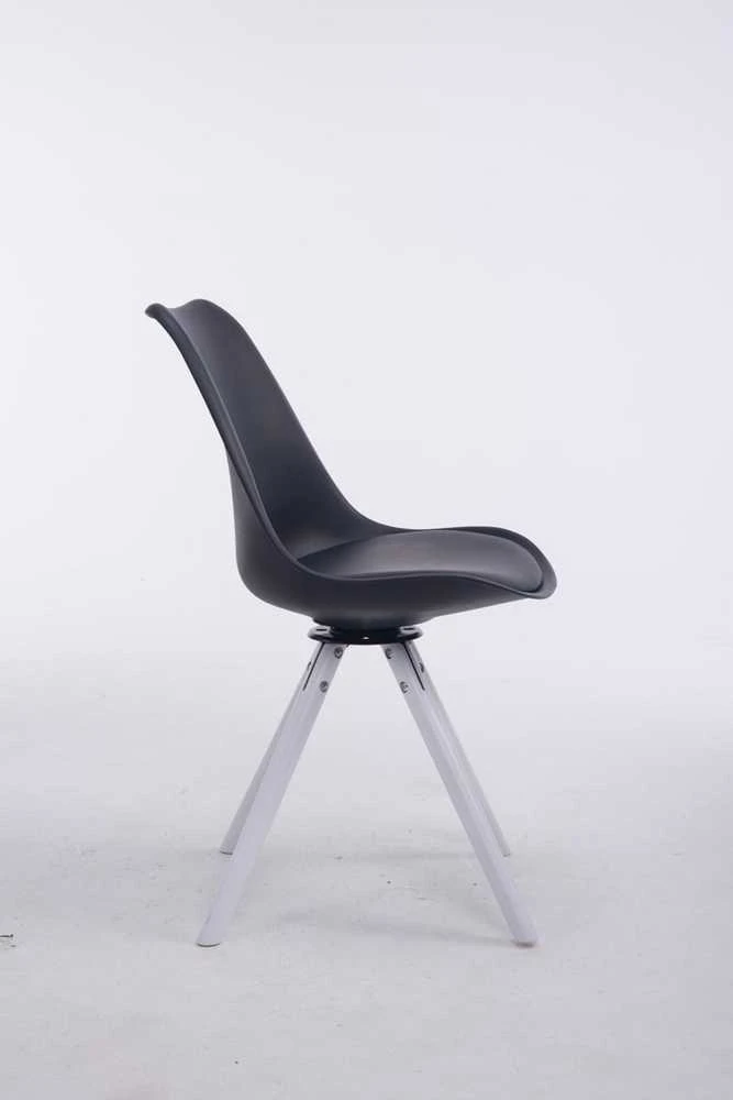 Clp Trading Mville Lankytojo kėdė Troyes, pasukama, balta, apvali