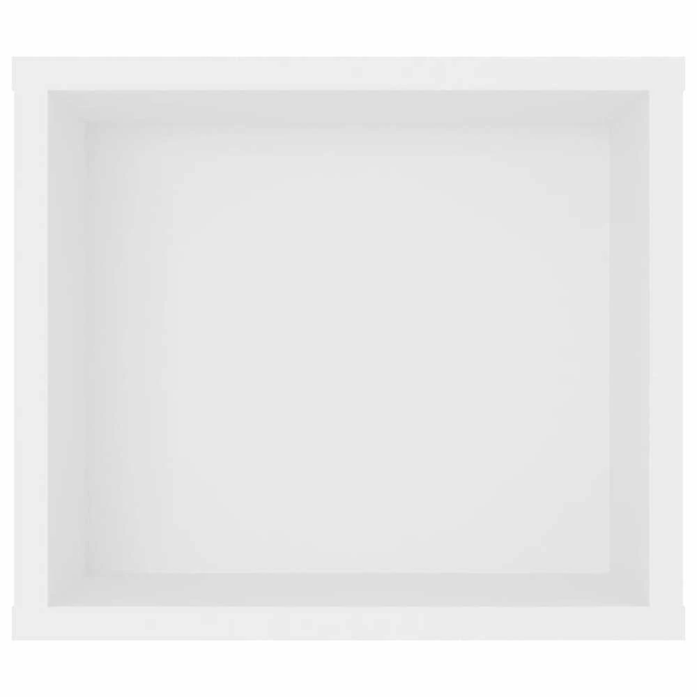 TV staliukas Pakabinama TV spintelė, balta, 100x30x26,5cm, mediena