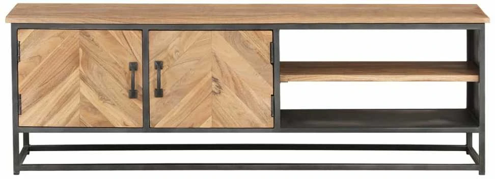 TV staliukas Televizoriaus spintelė, 120x30x40cm, akacijos medienos masyvas