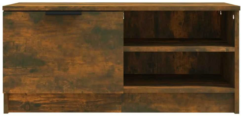 TV staliukas Televizoriaus spintelė, ąžuolo, 80x35x36,5cm, apdirbta mediena